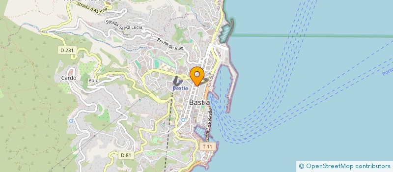 localisation de l'entreprise MONSIEUR JEAN MURACCIOLE à BASTIA