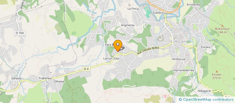 localisation de l'entreprise MONSIEUR JEAN MURUA  ASCAIN