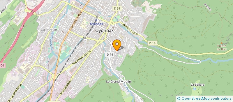 localisation de l'entreprise MONSIEUR JEAN MUSEL à OYONNAX