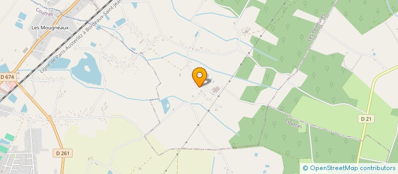 localisation de l'entreprise MONSIEUR JEAN MUSSET  LES PEINTURES