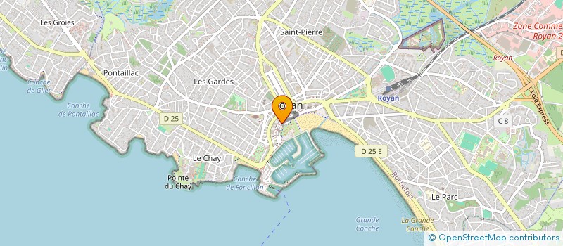 localisation de l'entreprise MONSIEUR JEAN MUSSETTI  ROYAN