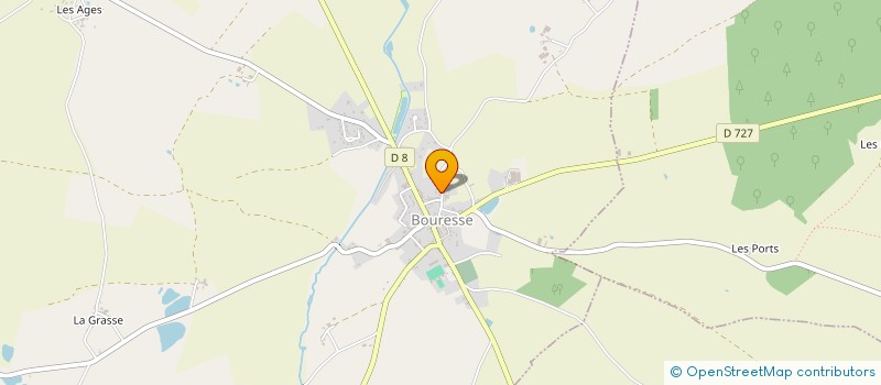 localisation de l'entreprise MONSIEUR JEAN NADEAU  BOURESSE