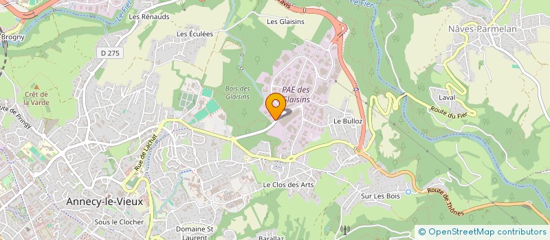 localisation de l'entreprise MONSIEUR JEAN NALLET à ANNECY