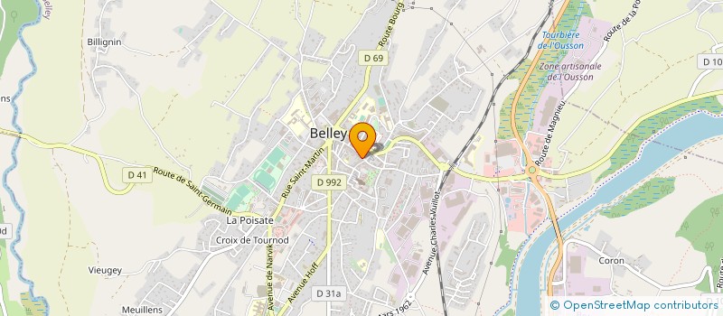 localisation de l'entreprise MONSIEUR JEAN NAMBOTIN à BELLEY