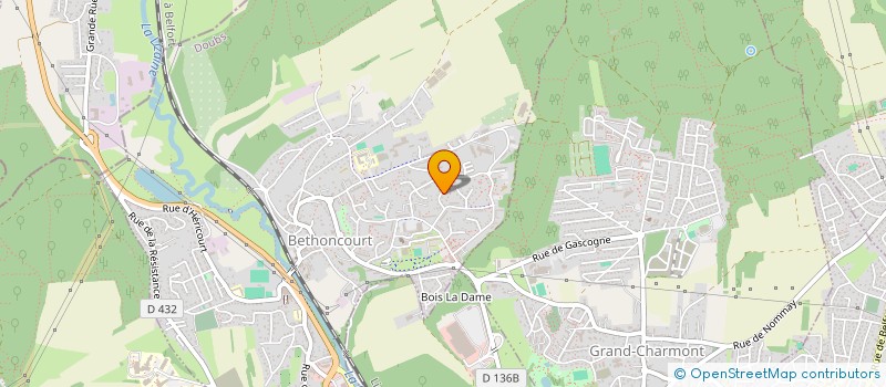 localisation de l'entreprise MONSIEUR JEAN NAPIOT  BETHONCOURT