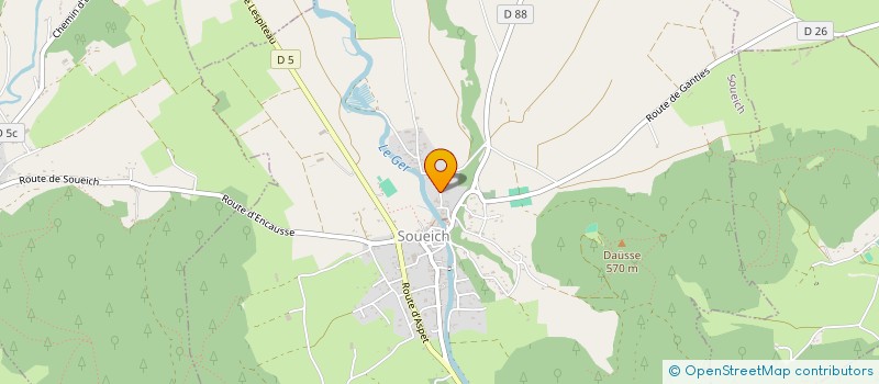 localisation de l'entreprise MONSIEUR JEAN NARBONNE  SOUEICH