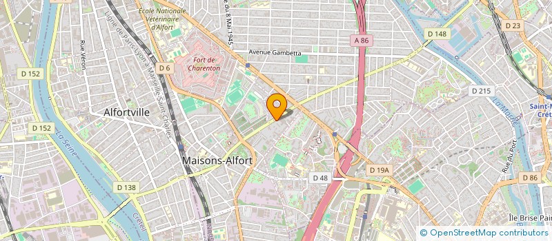 localisation de l'entreprise MONSIEUR JEAN NASCIMENTO BARBOSA à MAISONS-ALFORT