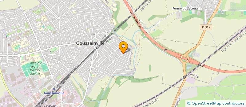 localisation de l'entreprise MONSIEUR JEAN NASIR  GOUSSAINVILLE