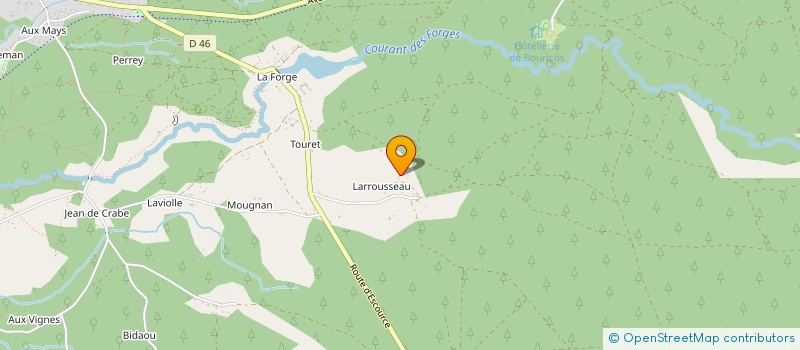 localisation de l'entreprise MONSIEUR JEAN NASSEYS  PONTENX-LES-FORGES