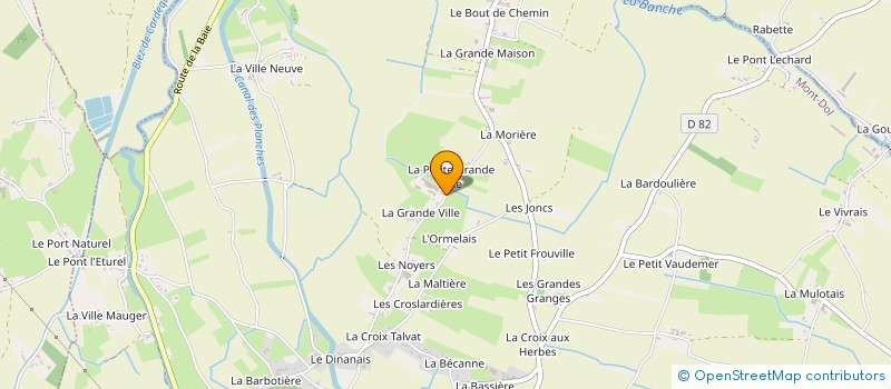 localisation de l'entreprise MONSIEUR JEAN NATUR  MONT-DOL