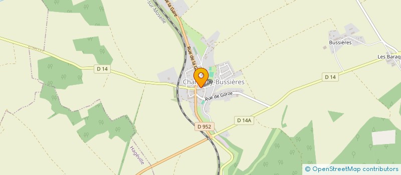 localisation de l'entreprise MONSIEUR JEAN NAU  CHAMBLEY-BUSSIERES