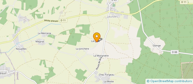 localisation de l'entreprise MONSIEUR JEAN NAUD à JAULDES