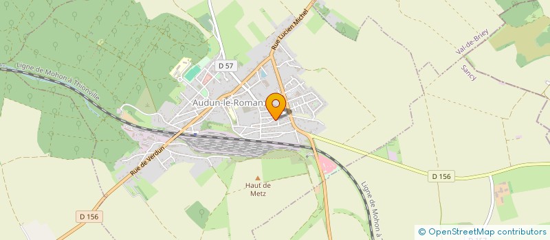 localisation de l'entreprise MONSIEUR JEAN NAUDIN  ANDERNY