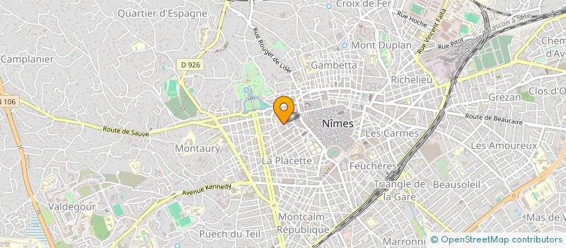 localisation de l'entreprise MONSIEUR JEAN NAVARRO  NIMES