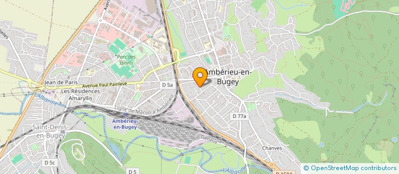 localisation de l'entreprise MONSIEUR JEAN NAVARRO à AMBERIEU-EN-BUGEY