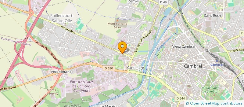 localisation de l'entreprise MONSIEUR JEAN NAVE à CAMBRAI