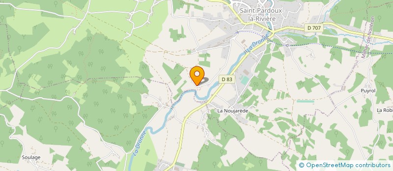 localisation de l'entreprise MONSIEUR JEAN NAVEZ  SAINT PARDOUX LA RIVIERE