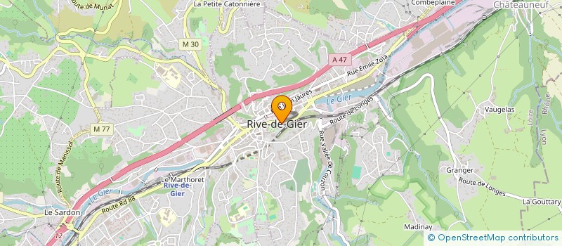 localisation de l'entreprise MONSIEUR JEAN NAVILLE à RIVE-DE-GIER