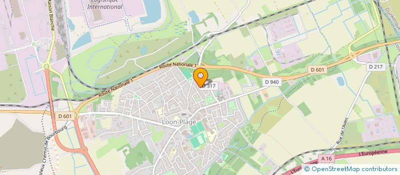 localisation de l'entreprise MONSIEUR JEAN NAYET  LOON-PLAGE