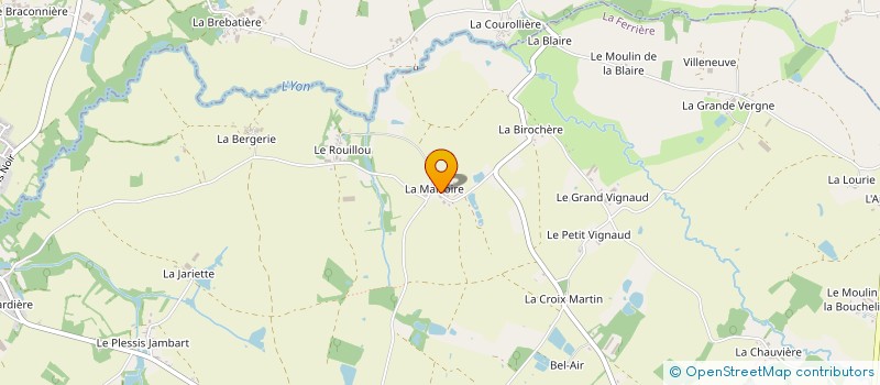 localisation de l'entreprise MONSIEUR JEAN NAZE à LA FERRIERE