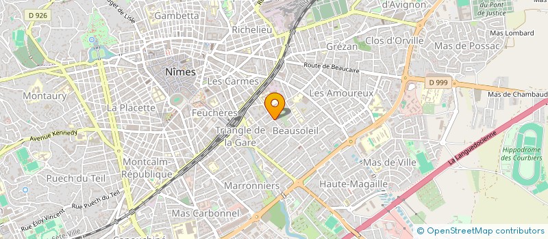 localisation de l'entreprise MONSIEUR JEAN NDENE  NIMES