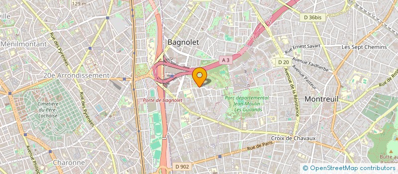 localisation de l'entreprise MONSIEUR JEAN NEHLICH à BAGNOLET