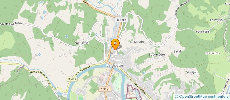 localisation de l'entreprise MONSIEUR JEAN NEISEN  LE BUGUE