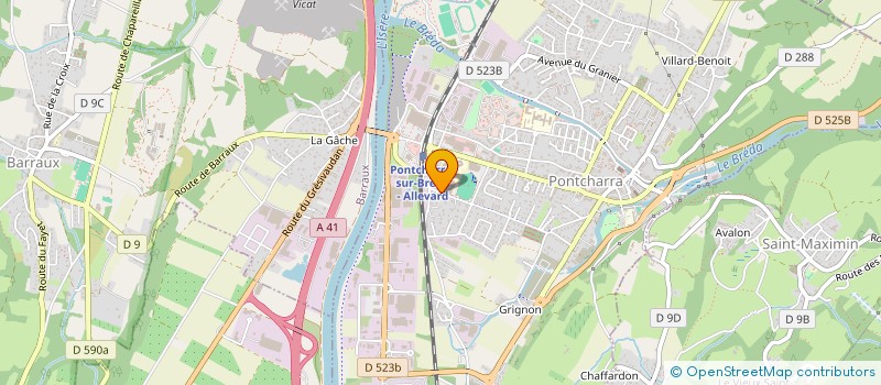 localisation de l'entreprise MONSIEUR JEAN NELET  PONTCHARRA