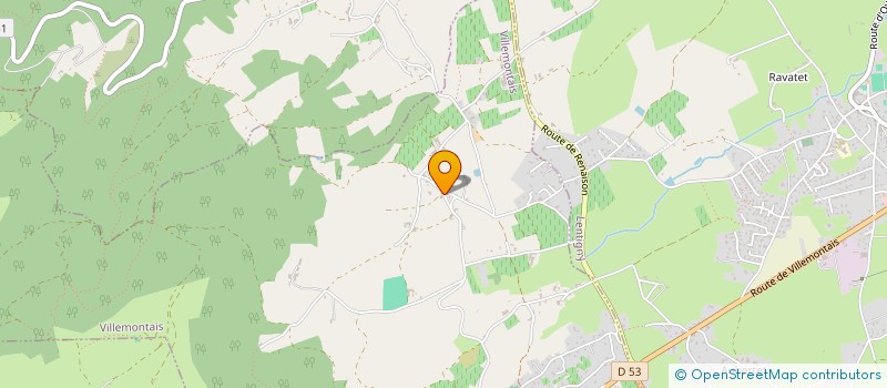 localisation de l'entreprise MONSIEUR JEAN NERON  VILLEMONTAIS