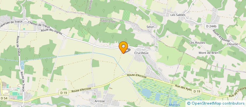 localisation de l'entreprise MONSIEUR JEAN NESME  SAINT-CHEF