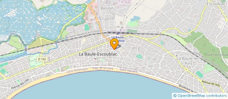 localisation de l'entreprise MONSIEUR JEAN NESSELER à LA BAULE-ESCOUBLAC