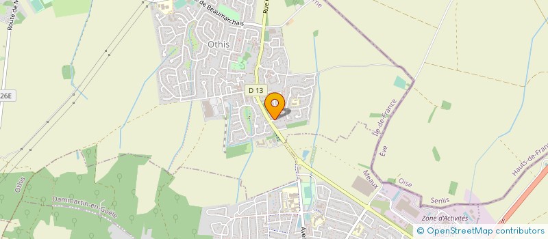 localisation de l'entreprise MONSIEUR JEAN NEULLAS  OTHIS