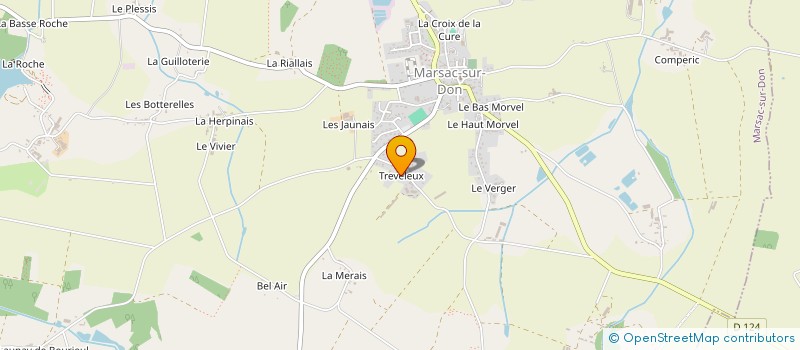 localisation de l'entreprise MONSIEUR JEAN NEVEU  MARSAC-SUR-DON