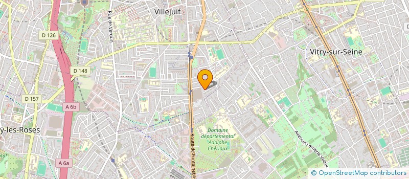 localisation de l'entreprise MONSIEUR JEAN NEVEU  VILLEJUIF