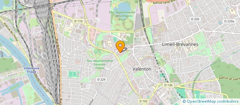 localisation de l'entreprise MONSIEUR JEAN NGASSAM à VALENTON