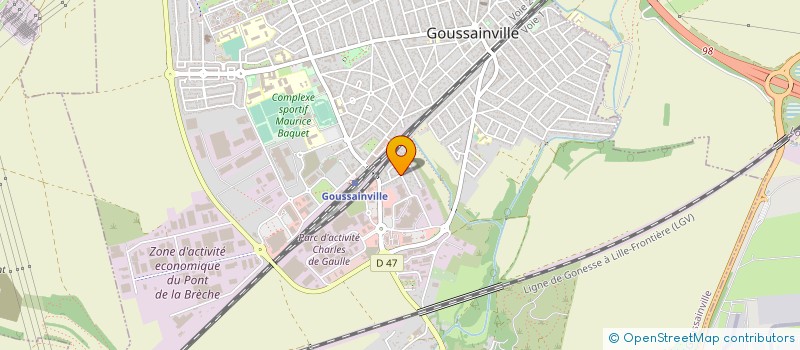 localisation de l'entreprise MONSIEUR JEAN NGUYEN  GOUSSAINVILLE