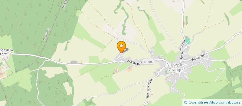 localisation de l'entreprise MONSIEUR JEAN NICOD  NAISEY-LES-GRANGES