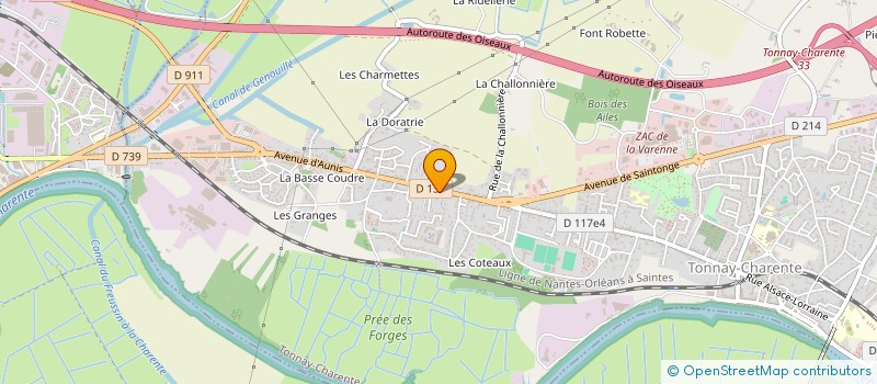 localisation de l'entreprise MONSIEUR JEAN NICOL  TONNAY-CHARENTE