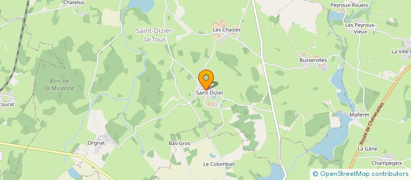 localisation de l'entreprise MONSIEUR JEAN NICOLAON  PEYRAT-LA-NONIERE