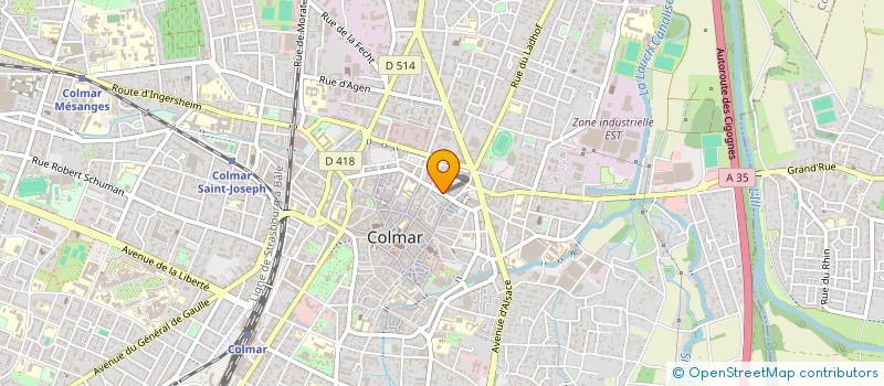 localisation de l'entreprise MONSIEUR JEAN NICOLAS à COLMAR