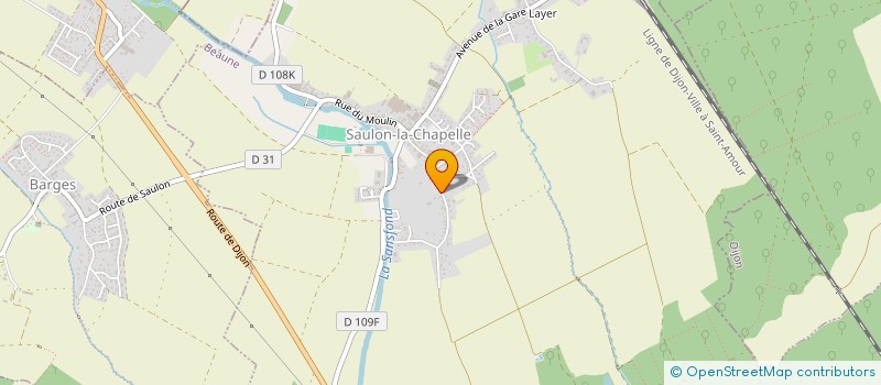 localisation de l'entreprise MONSIEUR JEAN NICOLAS  SAULON-LA-CHAPELLE