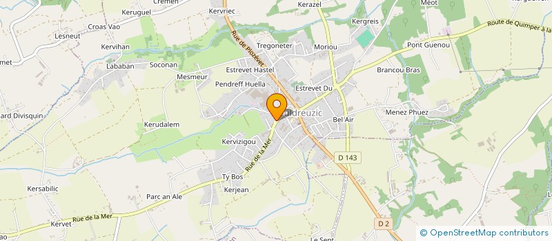 localisation de l'entreprise MONSIEUR JEAN NICOLAS  POULDREUZIC