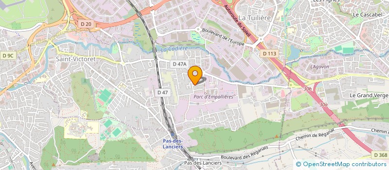 localisation de l'entreprise MONSIEUR JEAN NICOLAS  SAINT-VICTORET