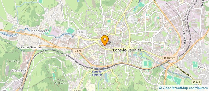 localisation de l'entreprise MONSIEUR JEAN NICOLAS  LONS-LE-SAUNIER