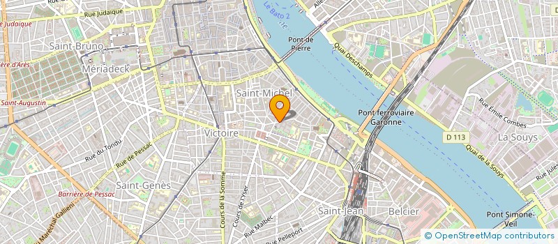 localisation de l'entreprise MONSIEUR JEAN NICOLAS  BORDEAUX