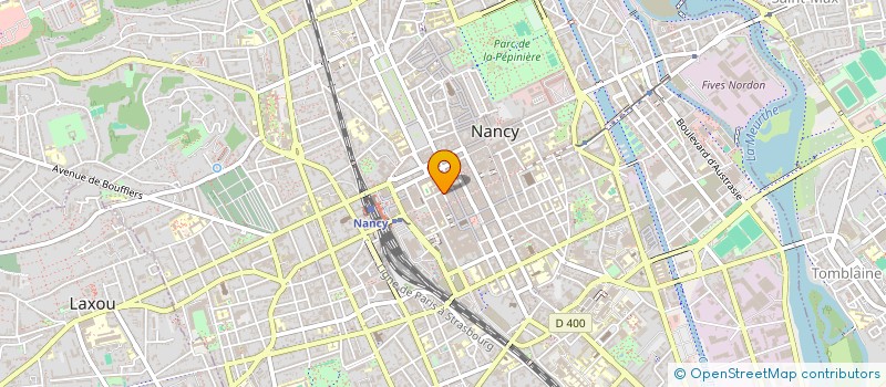 localisation de l'entreprise MONSIEUR JEAN-NICOLAS BONTE  NANCY