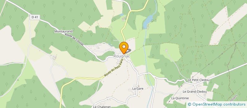 localisation de l'entreprise MONSIEUR JEAN NICOLAS DE LAMBALLERIE à MAGNAC-LAVALETTE-VILLARS