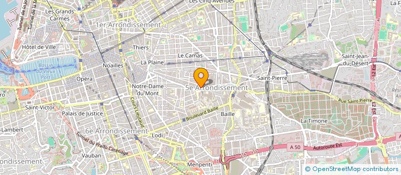 localisation de l'entreprise MONSIEUR JEAN NICOLAS DURAND DE MONESTROL  MARSEILLE