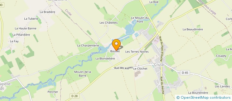 localisation de l'entreprise MONSIEUR JEAN-NICOLAS FILLEUL à CRULAI