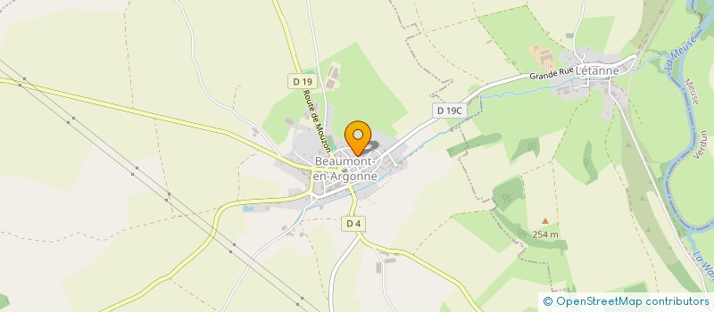 localisation de l'entreprise MONSIEUR JEAN NICOLAS LOUIS  BEAUMONT-EN-ARGONNE
